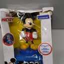 LEXiBOOK, Disney Mickey, Mickey Nightlight Alarm Clock, Sounds and Melodies, LCD Backlit Screen, Luminous, Snooze, Blue, RL800MCH