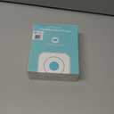 Mini Printer Portable, Inkless Sticker printer with 8 Rolls Paper, Bluetooth Wireless mini thermal printer Compatible with iOS + Android for Journal, Memo, Photo, Print Pod Gifts for Girls Kids