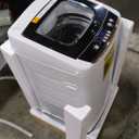 BLACK+DECKER 0.9 Cu. Ft. Portable Washer, 6.6 lb. Capacity Washing Machine for Homes & Apartments, 5 Wash Cycles, Quick Connect Sink Adapter and Drain Hose Included, Transparent Lid, BPWM09W, White