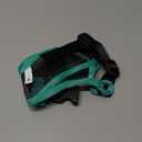 OHCOZZY Short Snout Dog Muzzle, Wont Cover Forehead Bulldog Muzzle Adjustable Breathe Mesh, Anti Bitting Chewing Barking(M,Green)