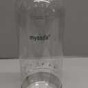 Premium Carbonating Bottle 1L Silver - Compatible with MySoda and any brands - Quick-Lock Reusable Bottles - Lid and Base Made of Stainless Steel - BPA Free