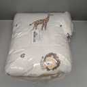 MorroMorn Full Size Comforter Sets, Neutral Full Bedding Sets - 3 PCS Bed Set with 2 Pillowcases Ultra Soft Lightweight Blanket for Bed Quilt Girls Boys Kids Tween Teen Dorm Preppy Summer, Full/Queen (Animals), 1x 80*90 inches fluffy comforter, 2x 20*30 inches pillowcase