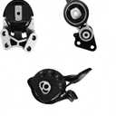 Engine Motor Mount Kit - 3PCS Compatible with Edge 2007-2014 & MKX 2007-2015, 3.5L/3.7L V6, Replaces OEM A5342 A5431 A5605
