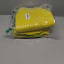 Sea Team Oval Cotton Rope Woven Storage Basket with Handles, Diaper Caddy, Nursery Nappies Organizer, Baby Shower Basket for Kid's Room, 12.2 x 8.7 x 9 Inches (Small Size, Yellow) 2 Pack