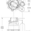 Zoeller M53 Mighty-mate Submersible Sump Pump, 1/3 Hp, 
Product Dimensions	9.96"L x 7.95"W x 10.16"H