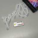 Let's Danced Neon Signs Let's Dance Neon Light Up Sign White Led Word Light Sign Neon Sign Wedding for Dancing Party,Bar Accessories,Valentines' Day,Birthday Party