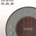 Housbay White Noise Machine with 31 High Fidelity Soothing Sounds, 5W High Power Loud Enough Speaker, Easy Volume Control, Sleep Timer, Sound Machine for Baby, Kids, Adults, Light Sleeper -Wood Grain