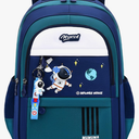 Boys Backpack Astronaut Sports Kids Backpack Space Schoolbag for Girls&Boys Elementary Student Bookbag