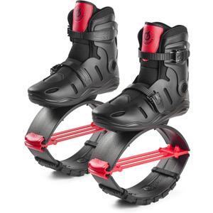 New Bounce Jumping Shoes for Adults – Kangaroo Jump Boots for Fitness & Fun, Adjustable Bounce Shoes for Men & Women, Indoor & Outdoor Rebound Exercise, Up to 245Lbs. (Red), Medium  (EU 38–39)