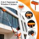 26ft High Reach Window Squeegee with 20ft Extra Long Extension Pole