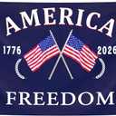 250th Birthday Flag 3x5 Feet 1776-2026 America Freedom Flags House Yard Decor Sign Outside Decorations (250th Birthday2 Flag)