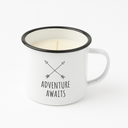 BLUE RIDGE MOUNTAIN CAMPER MUG CANDLE Vanilla Wild Honey 12 OZ