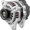 SCITOO New Replacement Alternator Fits for Hyundai Accent 2006-2009 1.6L,for Kia Rio/Rio5 2006-2009 1.6L,for Kia Sportage 2005-2009 2.0L - 90Amp 12V CW 4-Groove,Replaces OEM 11011 37300-22650