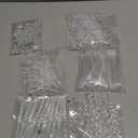 24 Pcs Glass Icicle Teardrops Ornament for Christmas Tree Crystal Handmade Clear Icicles Hanging Icicle Winter Decoration for Xmas Winter Holiday Wedding Party Decor (5.9 Inches)