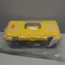 18 Inch Tool Box with Lock, 2-Layer Heavy-Duty Organizer with Removable Tray, Liftable Lid for Small Parts, 29lb Capacity & Carry Handle for Tools, Camping, Medical Supply Storage