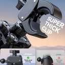 JOYROOM Motorcycle Phone Mount Holder [Capture the Scenery Anytime][Dual Vibration Dampener] Electric Scooter Accessories Holder Handlebar for Electric Scooter/E-Bike/Stroller