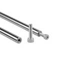 2 pcs 10 mm x 400mm Chrome Plated Linear Rod with M5 Hex Socket Cap Screw Bolt