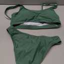 High Cut Bikini Sets for Women Two Piece Swimsuit Crop Top Brazilian Thong Bathing Suit, Small