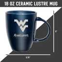 Rico Industries NCAA 18oz Laser Engraved Ceramic Lustre Mug - Coffee-Tea