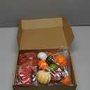 Thanksgiving Fall Table Decorations for Home Fall Table Runner Artificial Fake Pumpkins and Maple Leaves for Thanksgiving Autumn Party Favors Home Decor