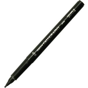 Marvy Uchida 6000 Calligraphy Pens Black 2.0 mm fine [Pack of 12 ]