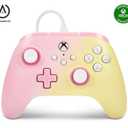 PowerA Advantage Wired Controller for Xbox Series X|S - Pink Lemonade, Xbox Controller with Detachable 10ft USB-C Cable, Mappable Buttons, Trigger Locks and Rumble Motors, Officially Licensed for Xbox