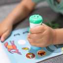Melissa & Doug Sticker Wow! Sticker Stamper and 24-Page Activity Pad, 300 Stickers, Arts and Crafts Fidget Toy Collectible Character Dinosaur - for Kids Ages 3+ - FSC Certified