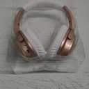 iLive Electronics Active Noise Cancellation Bluetooth Headphones, Adjustable Headband, Includes 3.5mm Audio Cable, Rose Gold (IAHN40RGD)