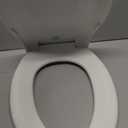 BEMIS 7800TDG 000 Commercial Heavy Duty Closed Front Toilet Seat with Cover that will Never Loosen & Reduce Call-backs, ELONGATED, Plastic, White