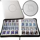 TopDeck TCG Binder - White, 16 Pocket Side Loading Card Binder, Compatible with Pokemon, Yu-Gi-Oh, Magic the Gathering, and More