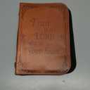 Brown Bible Cover Case for Women Men Classic Bible Carrying Bag with Zipper Church Large Book Bible Protector Trust in The Lord with All Your Heart Bible Cover (Medium)