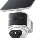 aosu T2 Pro Security Cameras Wireless Outdoor, 3K Dual Cam No Blind Spot Security Camera for Home, 170 Wide + 360 PTZ, AI Human Vehicle Tracking, Solar Powered, Local Storage