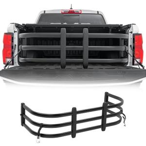 Truck Bed Extender,Aluminum Retractable Tailgate Extender | for 2005-2025 Toyota Tacoma | 2020-2025 Gladiator | 12-2022 Frontier | 06-2023 Ridgelin | 48"-61" Adjustable Length | Drill Required