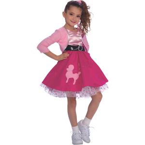 Rubies Fifties Girl Costume for Kids, Girl's Medium