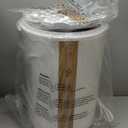 Keenray Towel Warmer for Bathroom, Towel Warmer Bucket with Heating Progress Bar, Fragrance Disc Holder, Leather Handle, Auto Shut-Off Towel Bucket Fits Up to Two 40" x 70" Towels, Bathrobe, Blankets (18L, White/Champagne Gold)