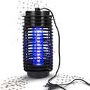 2026 Upgraded Electric Bug Zapper Indoor, 1000V High Voltage | Safe Mosquito Trap with LED Light, Mosquito Zapper Pest Control for Bedroom, Office, Hotel & Indoor Use
