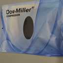 Doc Miller Open Toe Compression Socks for Women & Men 1520 mmHg, Knee High Calf Support Sleeves, Graduated Stockings for Swelling Recovery, Circulation, 1 Pair | M Regular