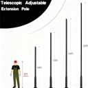 Street Light Pole 13ft Tall Outdoor Solar Split Lamp Post
