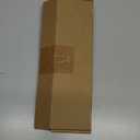 Acrylic Straw Holder for Cabinet Door - Reusable Tumbler Straw Organizer Storage, Small Kitchen Accessories Container, Ultra Sticky Cupboard Door Mounted (Transparent, Large 9.5" (Most Cabinets))