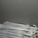 30 Pack Clear Wedding Umbrellas Bulk Transparent Auto Open Stick Umbrellas Windproof Waterproof Large Canopy Umbrella with White J Hook Handle for Wedding Bride Groom Photography Golf Outdoor