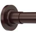 Shower Curtain Rods 75 inches Long, Brown