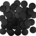 30PCS 60mm/2.36inch Textured Plastic Black Round Miniature Bases, Model Base for Gaming Miniatures or Wargames Table Top Games