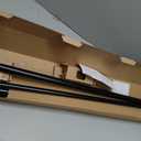 Double Curtain Rod 36 to 72 Inch, HOTOZON 1 Inch Heavy Duty Double Curtain Rods for Windows 24 to 68 Inches(2-5.6 ft), Telescoping Drapery Rod with Simple End Finials, Black