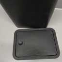 TIPGO Bathroom Trash Can with Lid, 10 Liter/ 2.6 Gallon Slim Garbage Can, Small Trash Bin Waste Basket with Pop-Up Lid for Kitchen, Bedroom, Living Room, Office (Black)