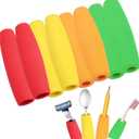 8-Pack Foam Grip Tubing for Utensils - 4 Sizes No-Cut Utensils Adaptive Grip Handle for Utensils Tools & Pens - Built up Tubing Padding Grips Aid for Elderly, Disabled, Arthritic, Handicapped