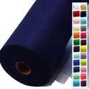 Navy Blue Tulle Fabric Rolls 54 Inch by 40 Yards Tulle Bolt Spool for Wedding Decorations DIY Tutu Baby Shower Table Skirt Ceiling Decor Birthday Party Craft Supplies