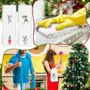 Breling 6pc Gothic Christmas Decor Kitchen Towels Funny Skeleton Dish Hand Towels Winter Xmas Holiday Kitchen Decor Christmas Stuffed Stocking Gift Home Decoration