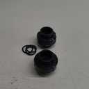 PVC Union Pipe Fittings, 2Pcs 1-1/2inch Slip Union Coupling Adapter, Schedule 80, EPDM O-ring, Socket x Socket, Grey