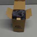 UGASA Velvet Pillow Covers Striped Decorative Throw Cushion Case with Hidden Zipper for Home Couch/Bedroom/Car, Soft Cozy Solid Oblong, 2 Pieces (12"x20", Dark Grey)