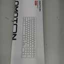 OMOTON Wired Keyboard Compatible with Mac, with Dual Interface (USB and Type-C), Numeric Keypad Compatible with MacBook Pro/Air, iMac, Mac mini/Pro Laptop, Silver